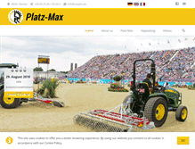 Tablet Screenshot of platz-max.de